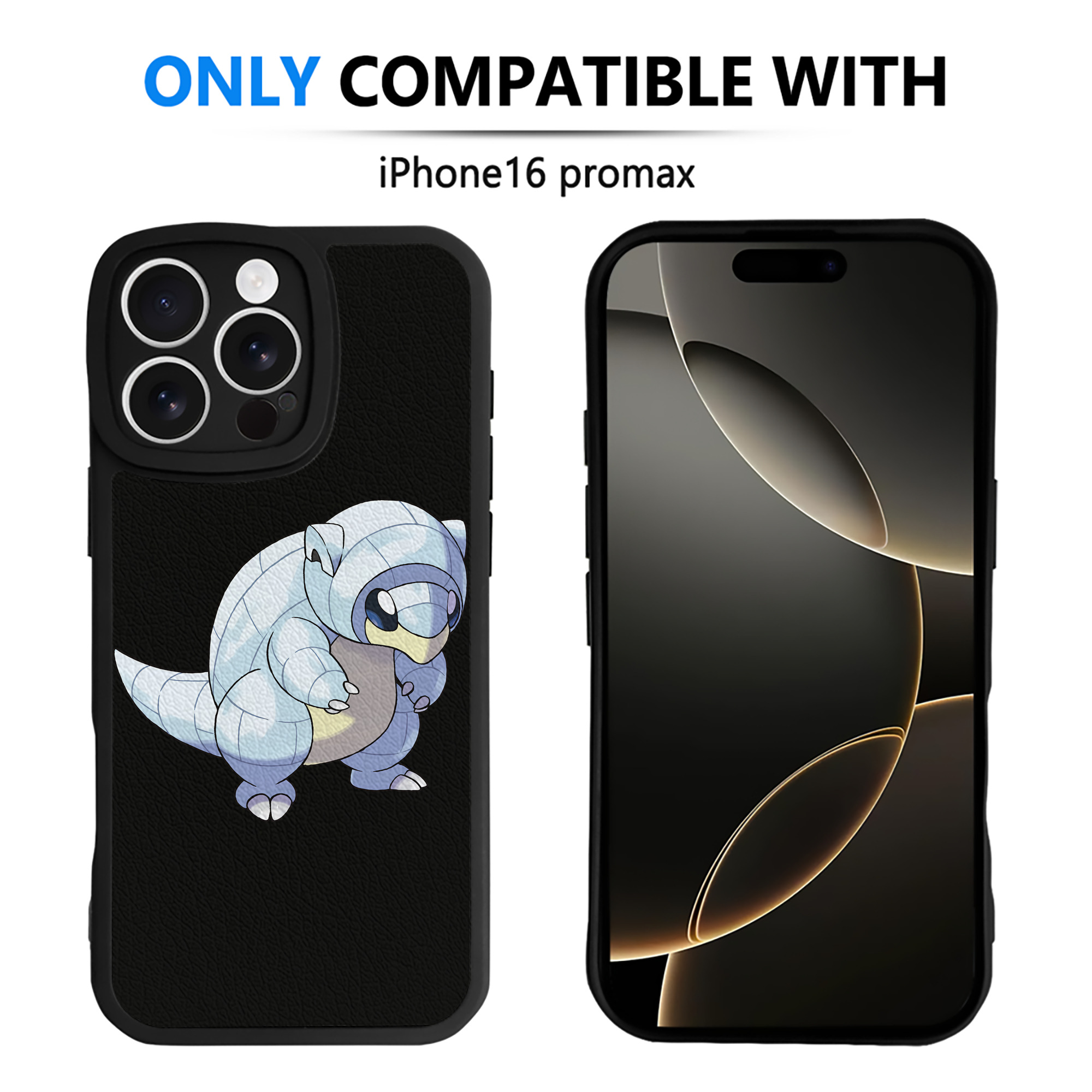 （画像用） ポケットモンスター Pokémon 【iPhone 16シリーズ対応】シリコンスマホケース（レザー調） 材質：シリコン